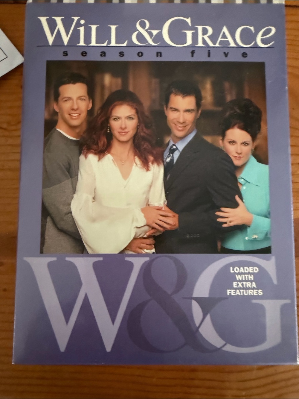 Will & Grace COMPLETE Season Five DVD Box Set - Purple Cover